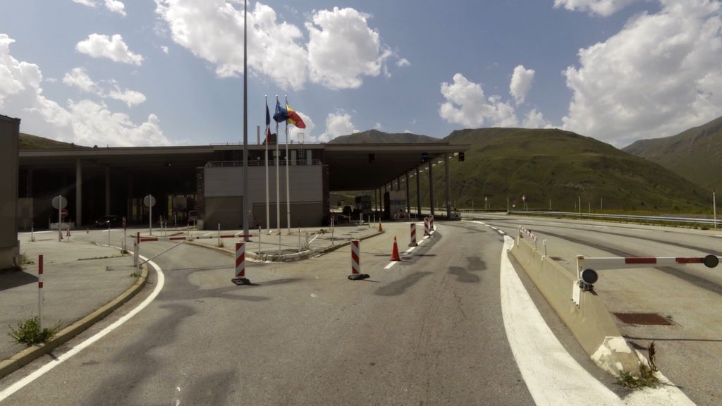 Grenze Andorra